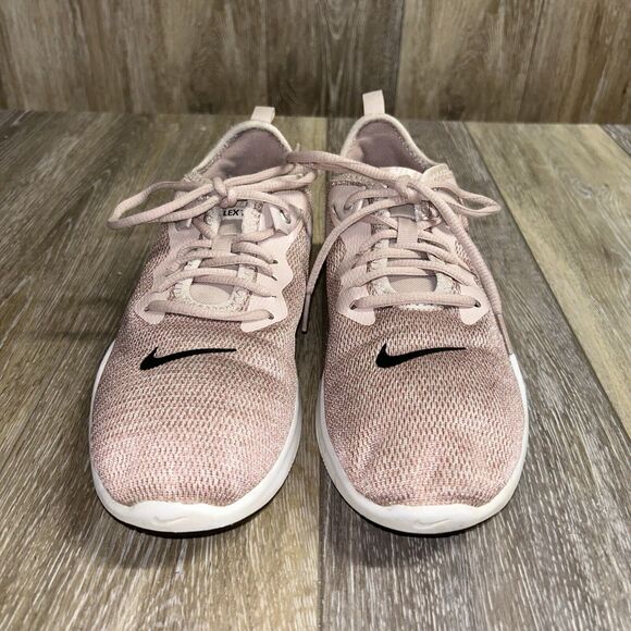 Nike Women's US Size 9 Flex Trainer 9 Cross Running Shoes AQ7491 200 Pink Black - Picture 3 of 11